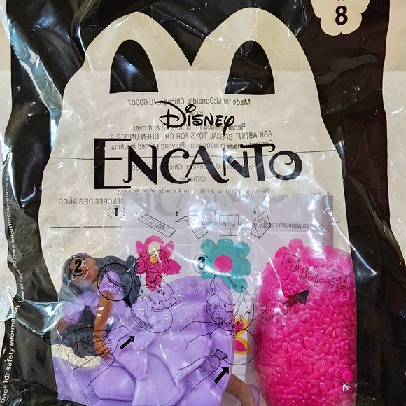 McDonalds 2021 Happy Meal Toy: Disney Encanto Isabela Madrigal #8 - NEW - Picture 1 of 3